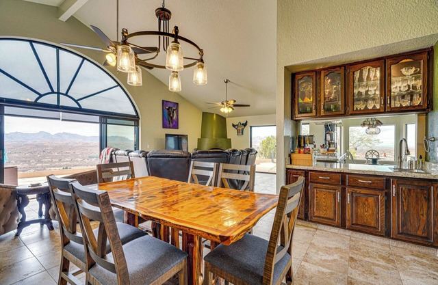 Views + Fire Pit: Hilltop Retreat in Rio Rico!