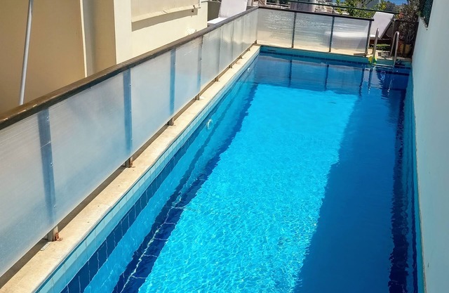 villa "Τάνια" με θέα θάλασσα, ιδιωτική πισίνα,400 μ από την παραλία