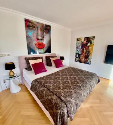 Villa am Steinhuder Meer App Suite-La Fleur-mit Pantry Küche, Luftreinigungssystem, Garten, WLAN