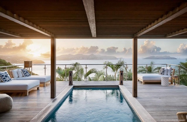 Villa Coco Loco | Ocean View - Located in Tropical Pointe Milou with Private Pool