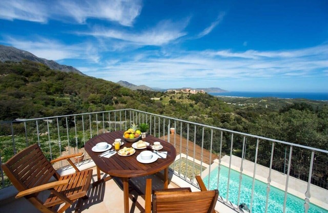 Villa Cretan View with Heated Swimming Pool