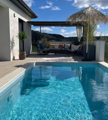 Villa de vacances avec piscine Lussan(proche Uzes)