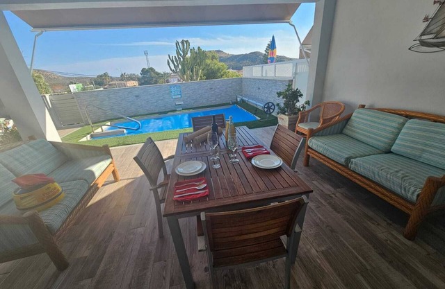Villa private pool sea view at 300m 1 a 7 pax san Juan terreros