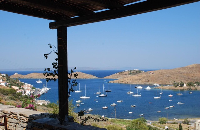 Villa Faros - stunning villa with incredible views of Vourkari and the Aegean