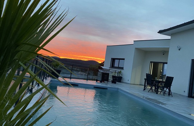 Villa Contemporaine Avec vue Panoramique sur les Cévennes