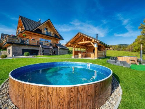 Villa in Nowy Targ with Mountain Views & Pool