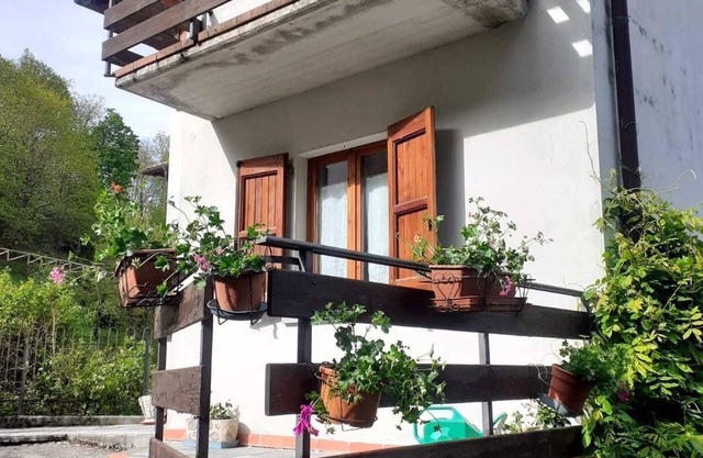 Villa in the mountains, with terrace and garden