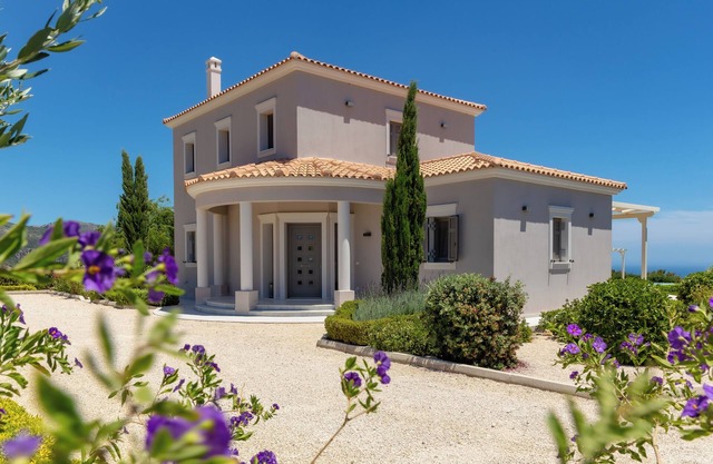 Villa Robola, a hidden gem nestled in the serene village of Mavrata.