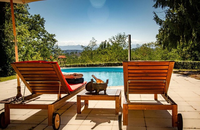 Villa with large terrace and swimming pool