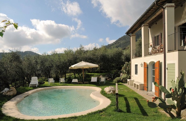 Villa with private pool, garden, quality furnishings in a beautiful location.