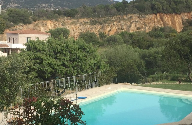 Villa with sea view pool
