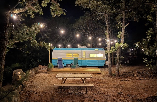 Vintage Camping at Keystone Lake: Boat Rental, Hiking, Campfire, Serene Outdoors