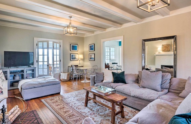 Vintage-Mod Getaway w/ Deck + Private Pool!