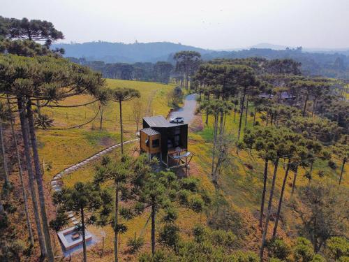 Vivenda das Araucárias 02 Microcasa Aconchegante lareira, banheira