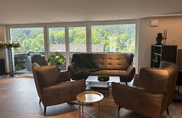 Waldklang - Panorama | T-football | Smarthome | Sauna (from winter 25) | fenced | 10 persons