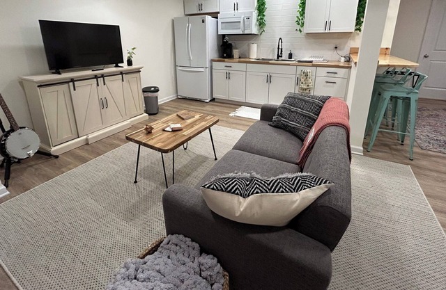 Walk-out basement studio of new townhome on outskirts of Lancaster city