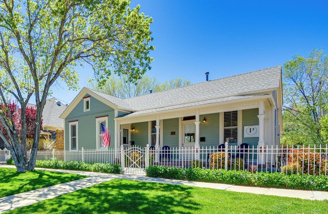 Walk to Courthouse Square: Quiet Home w/Porch
