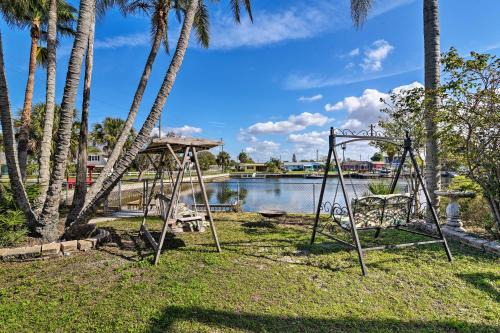 Walk to Gulf Home with Boat Dock in Hudson!