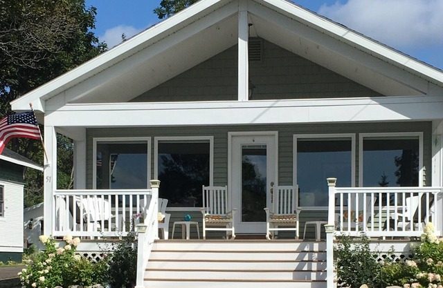 Water view home overlooking Cedarville Bay in the Les Cheneaux Islands area