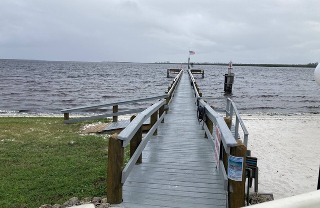 Water view of Charlotte Harbor. 2 bed 2 bath walk up condo totally refurbished