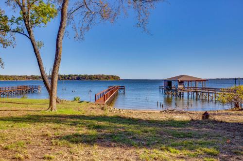 Waterfront Home at Lake Fork with Boardwalk
