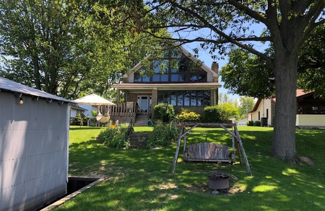 Waterfront with dock, firepit, and incredible views!