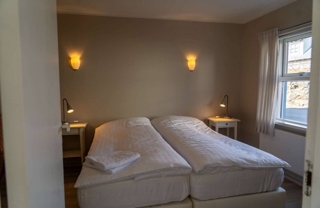 Welcome to our inviting lower floor apartment nestled in the heart of Hafnarfjörður.