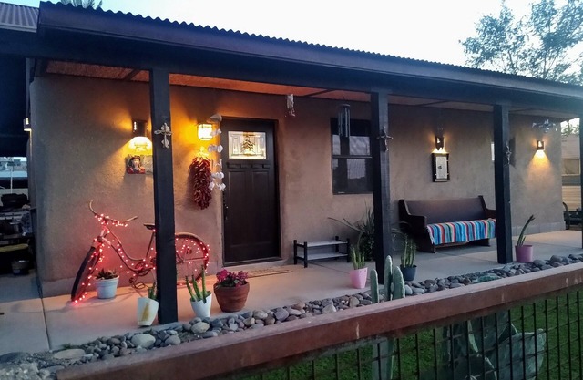 Welcome to our Strawbale home- With no hidden cleaning fees or a chore list.