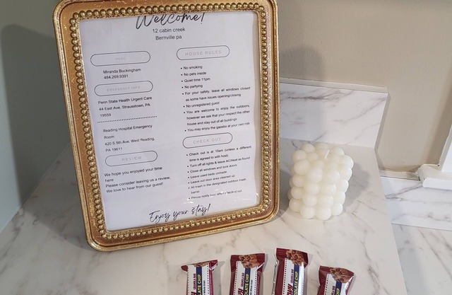 Welcoming 2-bedroom re done Spring House on a peaceful farm setting in Bernville