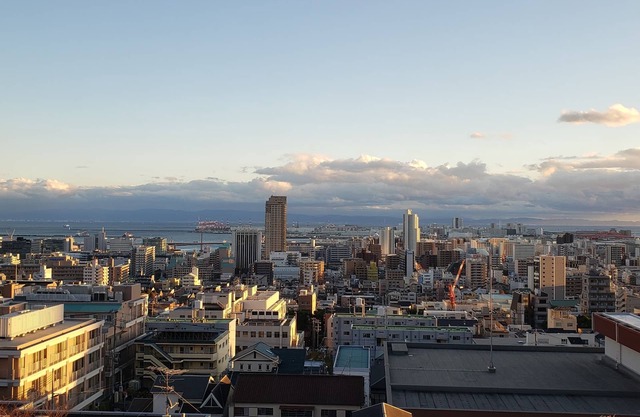 Western Style Apartment Hotel with Sea View in Kobe Japan
