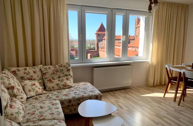 Widok Zamku o poranku