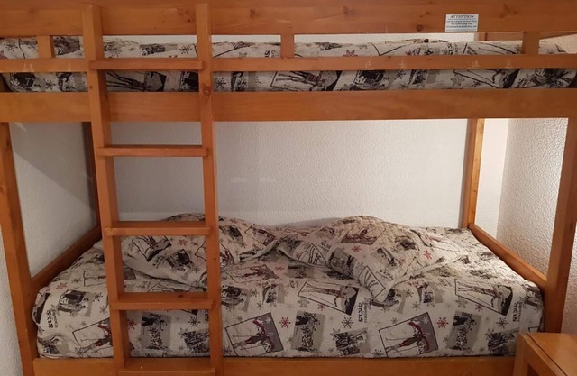Wifi, 200m from resort center, 9th floor, view ski slopes, balcony, tv, 45m², Les Arcs