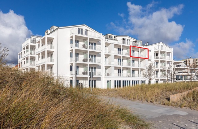 Wunderschön Gelegenes Apartment Direkt am Strand mit Balkon und Tollem Meerblick