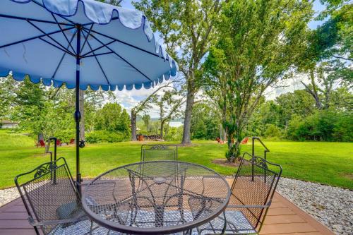 Yard with Lake View Home Near Table Rock Lake!