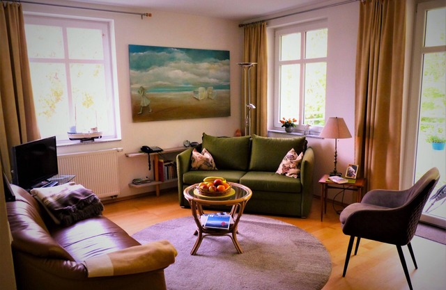 "Your place by the sea" - comfortable vacation apartment close to the beach in a prime location with sauna.