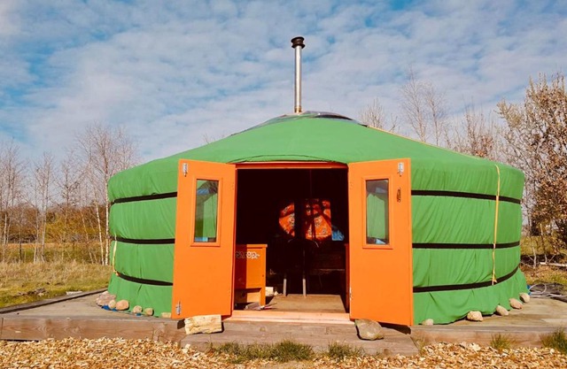 Yurt in Voedselbos Valthe