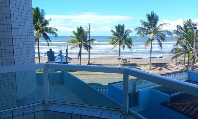 Balneario Martinez Apartment | Ótimo Apartamento Frente ao Mar em Mongaguá