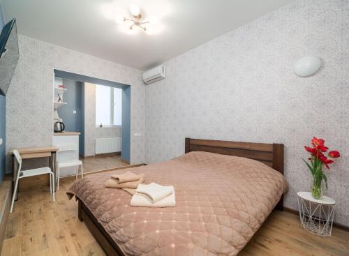 Petrovskoye Apartment | Блакитна студия, Південний вокзал 5 хвилин