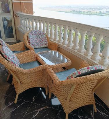 Maadi Apartment | شقة فندقيه فاخرة بمنطقة المعادى صف اول جميع الغرف تطل على النيل A luxury hotel apartment in Maadi, first row. All rooms overlook the Nile
