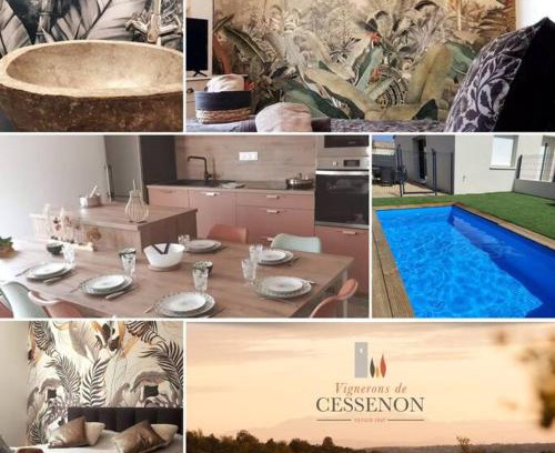 Cessenon-sur-Orb House | ღ L'Orb Enchanté - Piscine chauffée, Clim, Netflix