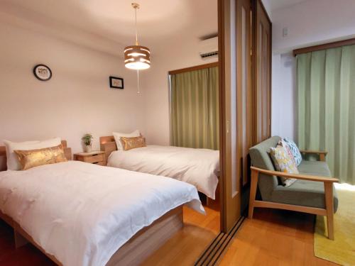 Shikitsuhigashi Apartment | 吉喜の屋公寓2室1厅難波南1号店最大4人車站步行1分钟高島屋心齋橋道頓堀通天閣橙子街