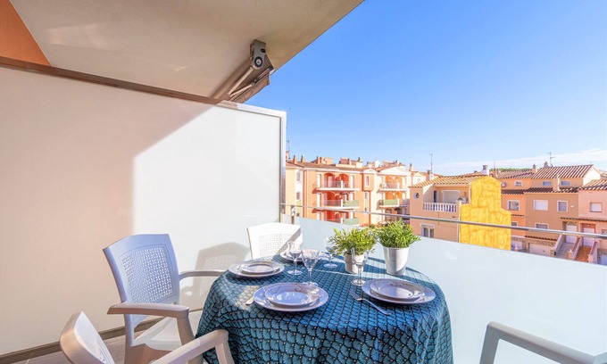 Empuriabrava Apartment | 0052-MIMOSES Modern apartment with 1 bedroom