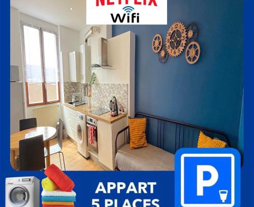 Cret de Roc Apartment | 012 CHIC & COSY F2 34m2 HYPERCENTRE WIFI SMART TV NETFLIX