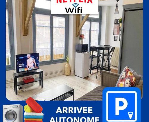 Cret de Roc Apartment | 015 CHIC & COSY STUDIO 41m2 HYPERCENTRE WIFI SMART TV NETFLIX