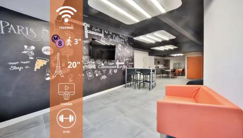 Charenton-le-Pont Apartment | 02.Studio#Charenton#Fitness#Cinema