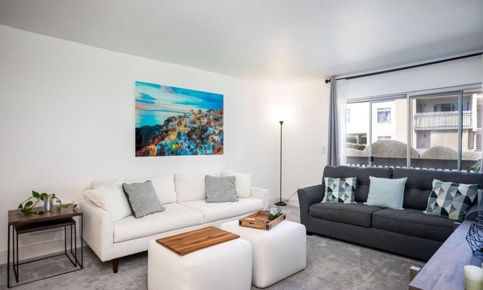 Loma Alta Condo | 1.5 mile to beach, Gated complex, Pool, spa, exercise room, walk to restaurants.
