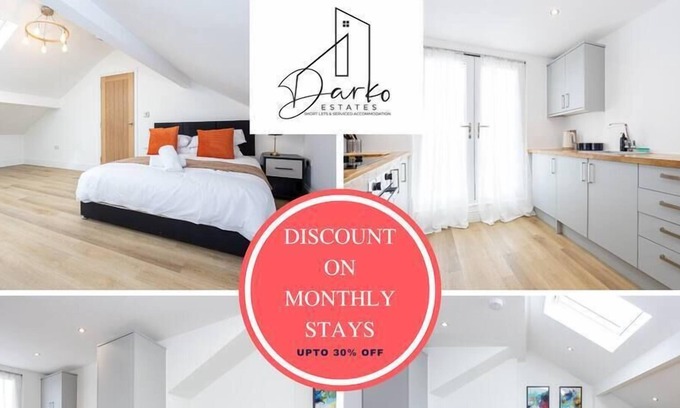 Walkden Apartment | 1 Bed Apt | 1mth to 6mth Stay - Darko Estates