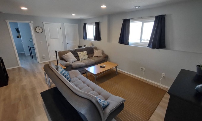 Grande Prairie House | 1 Bedroom Basement Suite - Fully Stocked, Clean & Pet Friendly!