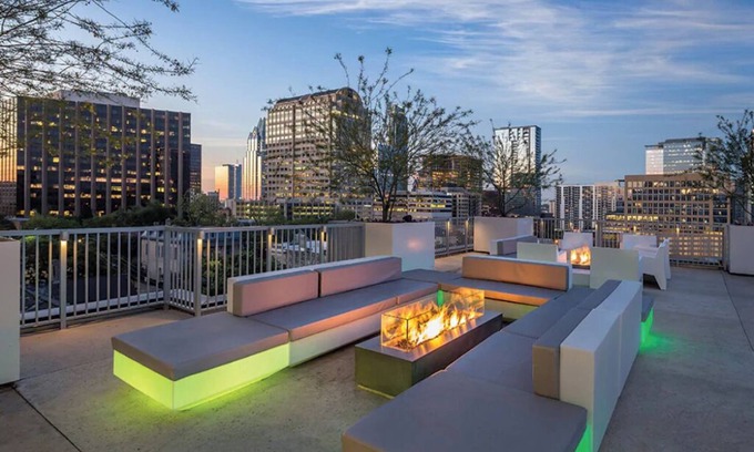 Civic District Condo | 1 Bedroom Deluxe Condo w/Kitchen in Austin! Sleeps 4!