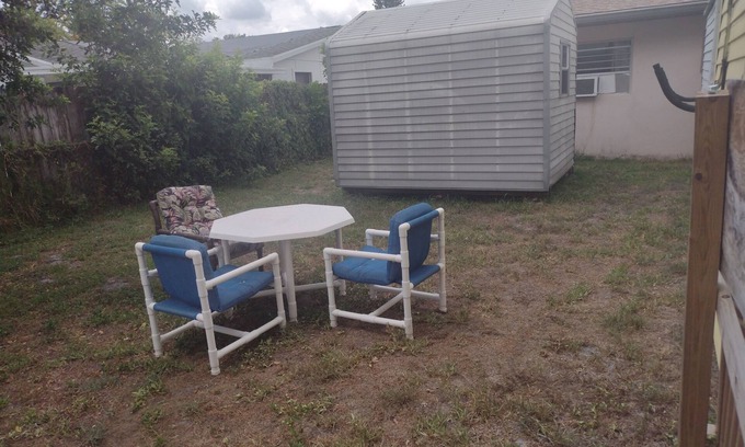 Interchange Square House | 1-bedroom unit with AC, large shed,WiFi , private living room in Palm Bay